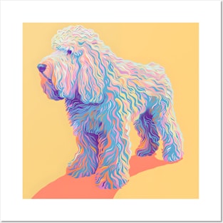 Retro Komondor: Pastel Pup Revival Posters and Art